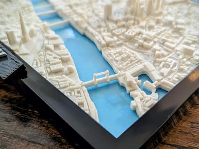 City of London 3D Miniature hover